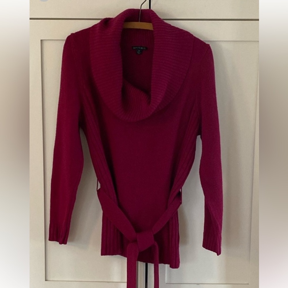 Lafayette 148 cashmere wool Sweater - Rich Magenta